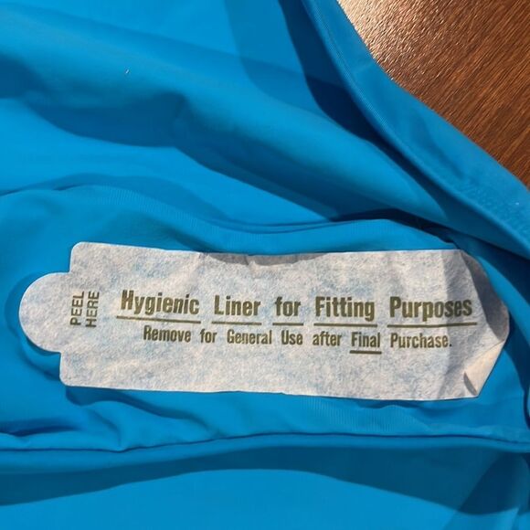 Athleta Malibu one piece swimsuit Santorini blue size XL. - Picture 5 of 9